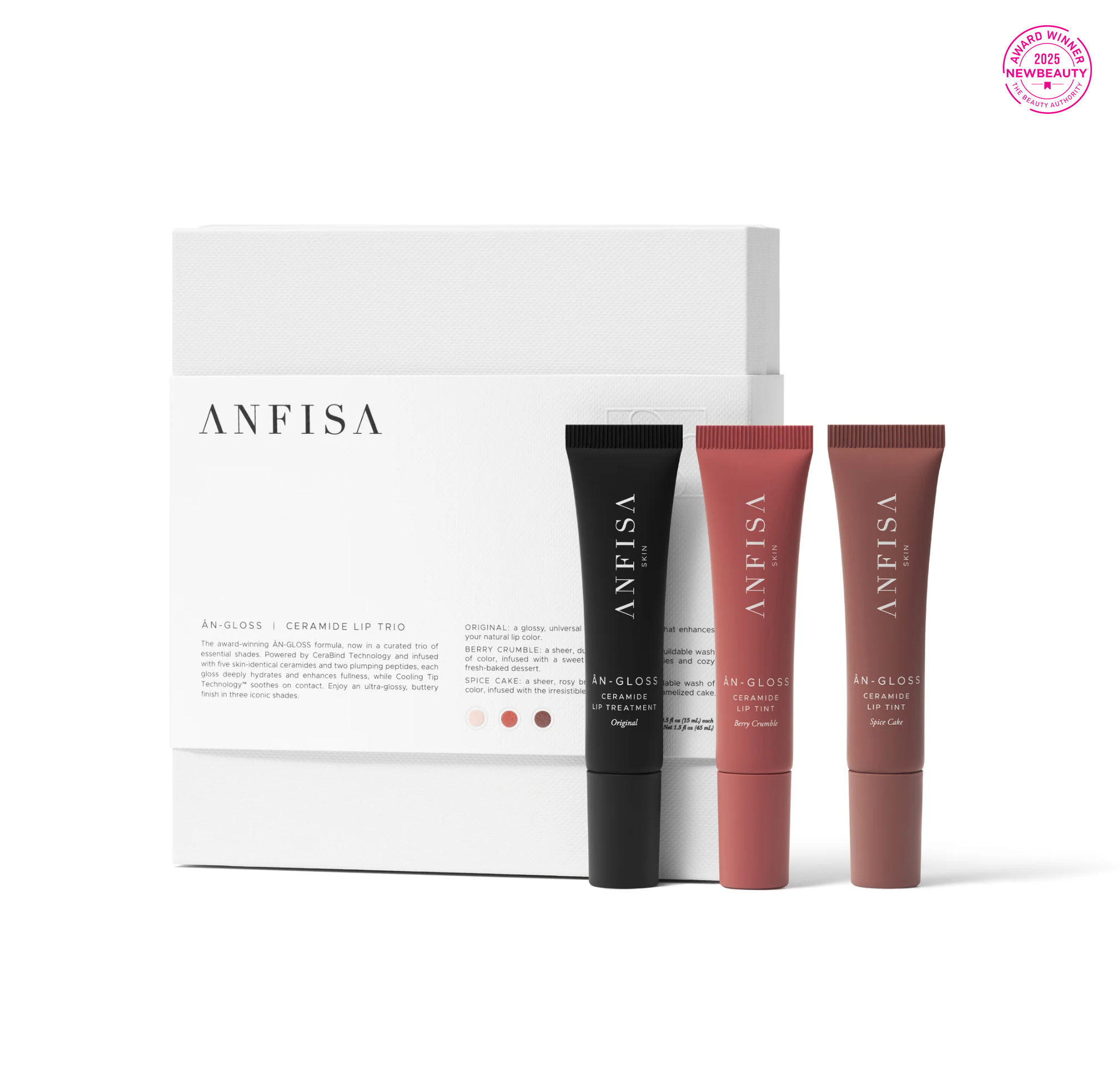 An-Gloss Ceraminde Lip Trio